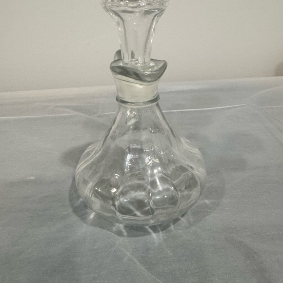 Other - Vintage Clear Glass Cruet Decanter with Stopper | Kitchen Decor